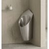 urinoir d'angle inox satiné