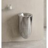 urinoir arrondi inox brillant