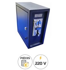 Minuteur monnayeur à pièces 220 V pour solarium chevaux