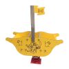 Bateau pirate jaune
