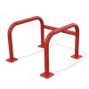 Étrier de protection 4 pieds Rouge signalisation sur platine