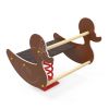 Jeu ressort canard marron