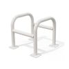 Étrier de protection 4 pieds Blanc 600 mm sur platine