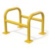 Étrier de protection 4 pieds Jaune 800 mm sur platine