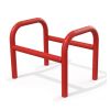 Étrier de protection 4 pieds Rouge signalisation 800 mm à sceller
