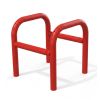 Étrier de protection 4 pieds Rouge signalisation 600 mm à sceller