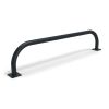 Arceau de bordure Noir 2m sur platine