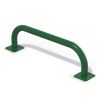 Arceau de bordure Vert 1m sur platine