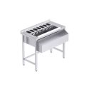 Photo : Station cocktail inox Premium - 100 cm Sans étagère