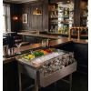 Station cocktail inox premium 100 cm sans étagère démo