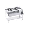 Station cocktail inox premium 120 cm droite avec étagère