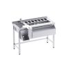 Station cocktail inox premium 120 cm gauche sans étagère