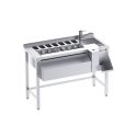 Photo : Station cocktail inox Premium - 120 cm Sans étagère - Droite