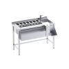 Station cocktail inox premium 120 cm droite sans étagère
