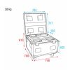 Dimensions du flight case