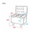 Dimensions du flight case