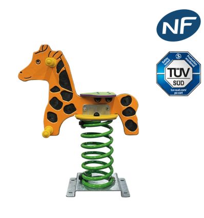 Jeux sur ressort Girafe