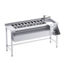 Photo : Station cocktail inox Premium - 160 cm Sans étagère - Droite
