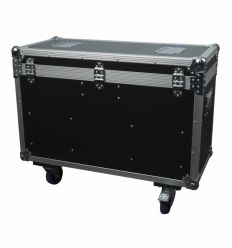Flight case fermé derrière
