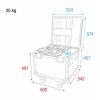 Dimensions du flight case