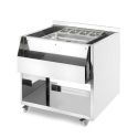 Photo : Bar à cocktail mobile inox Premium - 75 cm