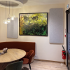 panneau acoustique rectangle mural cendre