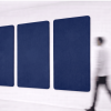 panneau rectangle bleu marine