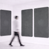 Panneau acoustique rectangle gris souris