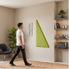 Panneau triangle couleur verte