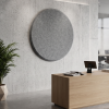 panneau acoustique cercle gris souris