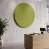 panneau acoustique cercle couleur verte