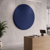 panneau acoustique bleu marine cercle