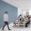 Mur acoustique professionnel bleu anthique