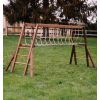 Parcours d'obstacles pont de singe pour enfant dans un parc public