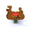 Jeu sur ressort viking vue latérale