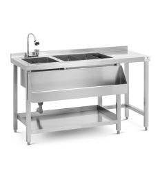 Station cocktail inox éco 106 cm