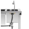 Station cocktail inox éco 106 cm - Détails