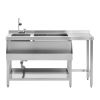 Station cocktail inox éco 106 cm - face