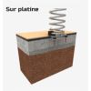 Fixation Platine Jeux sur ressort Abeille