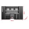 Dimensions système d'atelier modulaire professionnel 3240 x 500 mm
