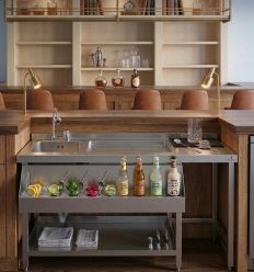 Station cocktail inox éco 106 cm démo