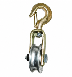 Poulie pour corde diamètre 12 à 22 mm