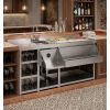 Station cocktail fixe économique inox 152 cm - Démonstration