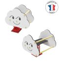 Photo : Jeu sur Ressort - Nuage Blanc - 1 place