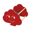 Jeux sur ressort Nuage Rouge 2 places