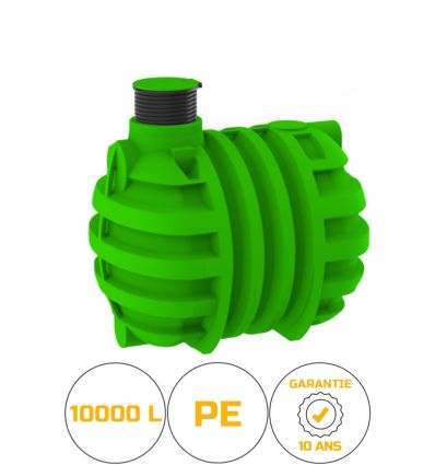 Cuve enterrée horizontale 10000 litres