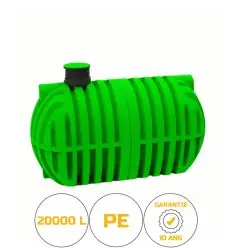 Cuve récupération eau de pluie enterrée 20000L
