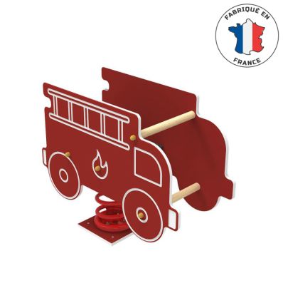Jeux sur ressort Camion de Pompier