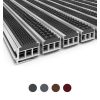 Tapis d'accueil hybride gomme et brosse
