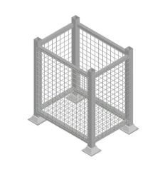 Panier de stockage pour équipement de chantier taille S